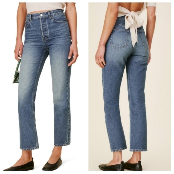 Reformation Denim - REFORMATION Hanna Mid Rise Relaxed Jean